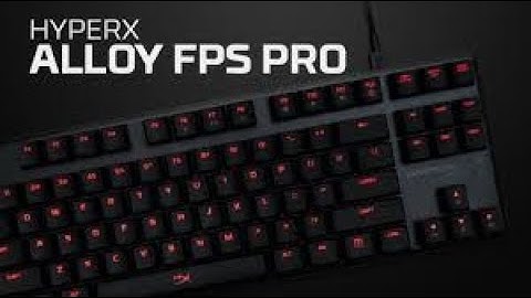 HyperX Alloy FPS PRO  backlight modes