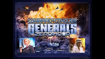 C&C Generals Zero Hour. USA SWG vs GLA Demo.