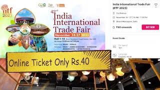 Delhi Trade Fair-2023 Online Ticket Booking | Trade Fair Delhi-2023 online tickets booking Process