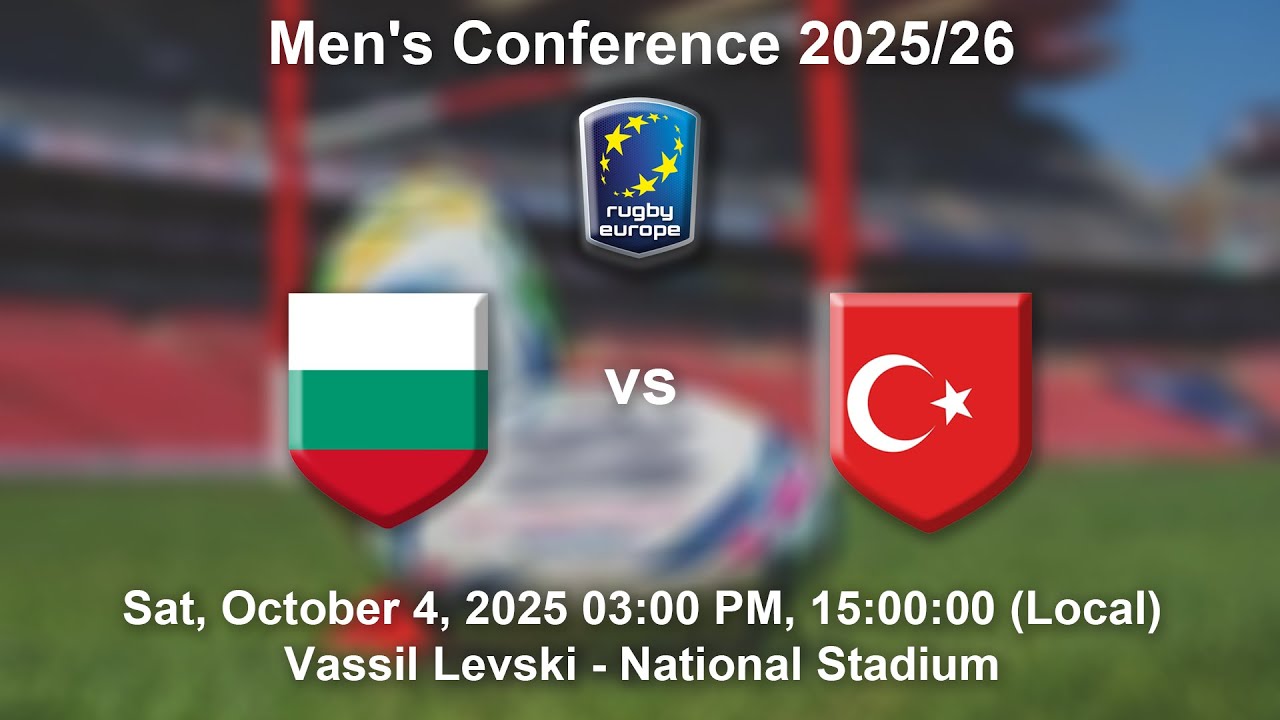 Rugby - Men's Conference 2025/26 - Bulgaria vs Türkiye - YouTube