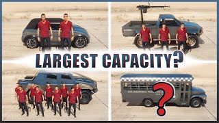 GTA V - Which vehicle can Carry the most People?