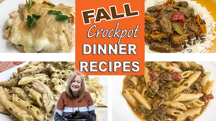 CROCKPOT DINNER FAVORITES FOR FALL | CROCKPOT Easy...