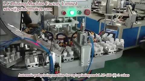 automatic pad printing machine for cap