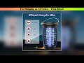 Solar Bug Zapper 2-in-1 Mosquito Killer Lamp Indoor 4500V Fly Zapper Outdoor Solar Powered with