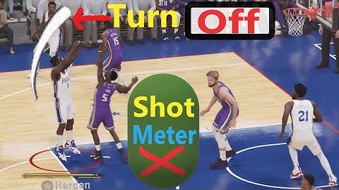 How do you turn off the shot meter on 2k23?