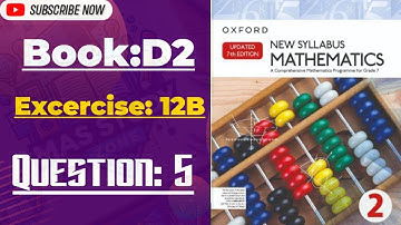 Mastering Exercise 12B, Question 5 | Volume and Surface Area of Pyramids, Spheres, and Cones