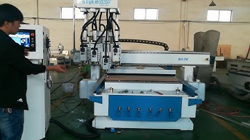 Useful! 4 spindles S1-IV Automatic Tool Changer CNC Machine
