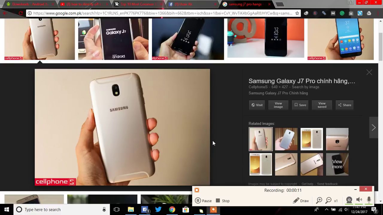 How to fix when j7 pro touch not works and dont switch off - YouTube