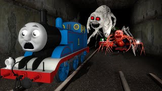 Building a Thomas Train Chased By Cursed Percy and Cursed Gordon and Friends in Garry's Mod