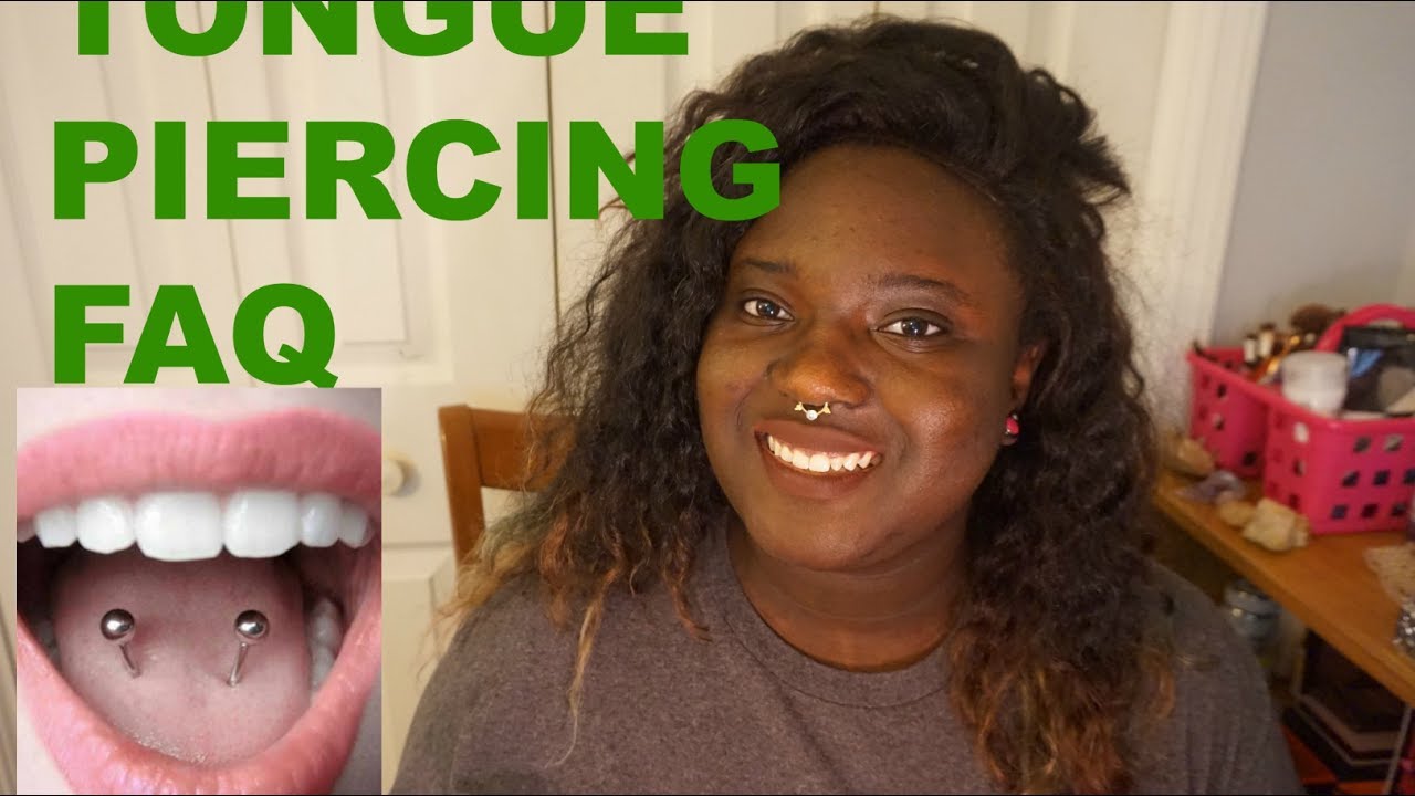 HOW TO HIDE YOUR TONGUE PIERCING - YouTube