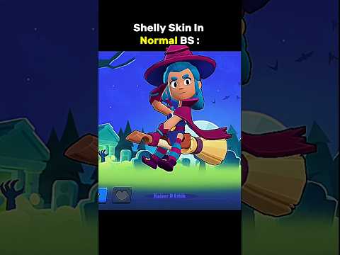 Shelly New Skin in Chinese Brawl Stars 🥀👌🏻 #shorts #brawlstars