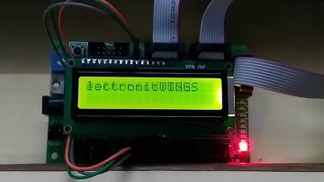 LCD16x2 Rolling Display Using LCD16x2 Internal Commands