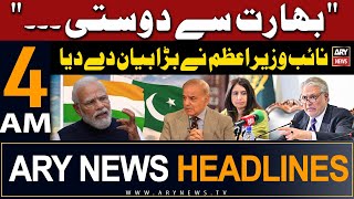 ARY News 4 AM Headlines 8th May 2024 | Deputy PM Ishaq Dar's Huge Statement