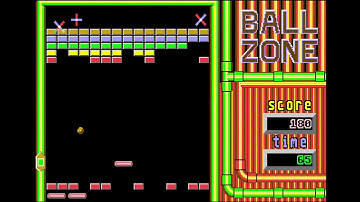 Breakout-style games on Atari ST #5: Ballzone  (Real Hardware)