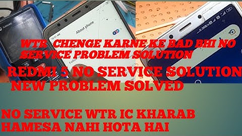 Redmi 5 Network Solution | Redmi 5 No Network| NoService Problem, No Signal Problem