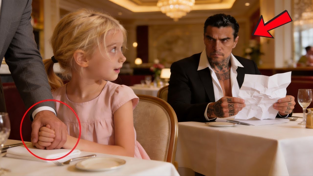 Ein kleines Mädchen schiebt dem Mafiaboss eine Serviette zu – ihr Inhalt macht ihn sprachlos.