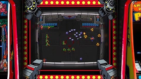 Smash TV, Realistic Arcade Bezel with Reflective Shader by HyperSpaceMadness