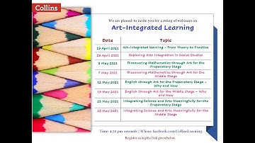 Webinar on Integrating Science & Arts Meaningfully for the Middle Stage by Ms Reetika Bhandari