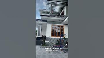 Biệt thự mái Nhật 02 tầng mà …. #kientruczhome