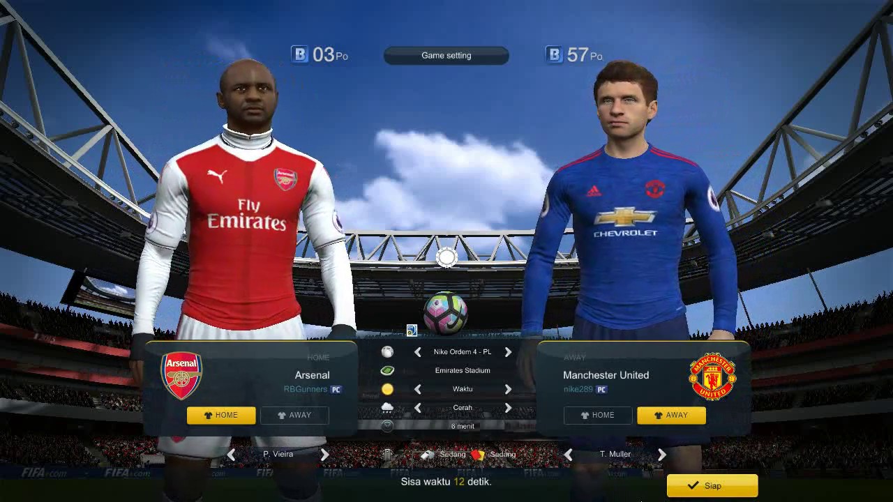 FIFA Online 3 Arsenal Vs Manchester United - YouTube
