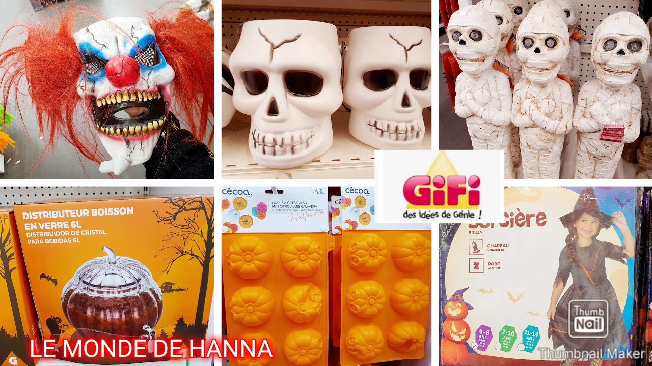 gifi arrivage 26 09 halloween dÉguisement youtube