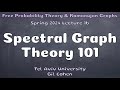 FPT Lecture 1b - Spectral graph theory 101
