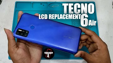 Tecno Spark 6 Air Lcd Replacement | Tecno Spark 6 Air Display Change | GSM TUBER