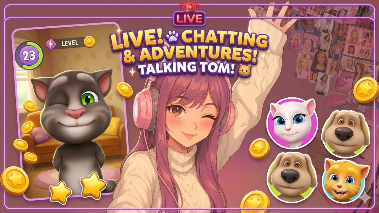 Talking Tom 🩷 #talkingtom  #youtubeshorts #shortslive #gaming 