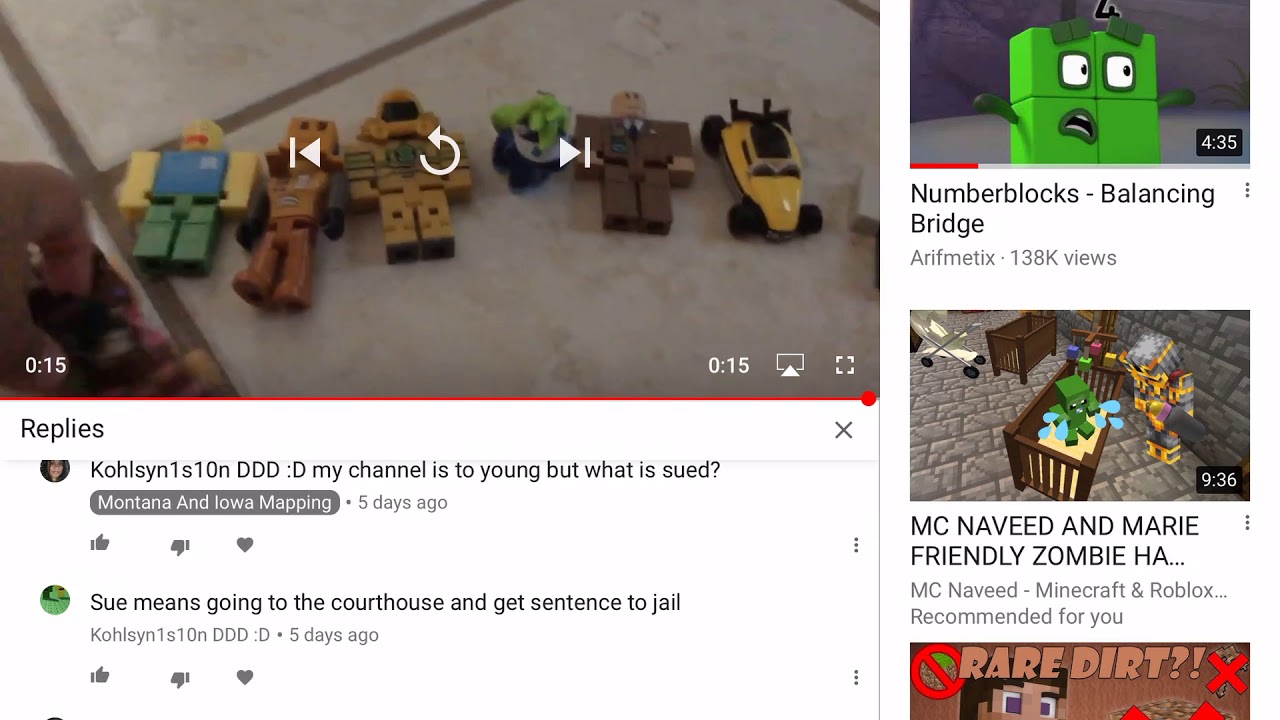 Montana And Iowa Mapping Youtube Channel Analytics And Report - roblox numberblocks minecraft