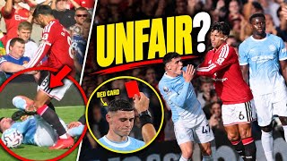 😳 Foden Red Card Controversy Explained… Bruno Fernandes Wasn’t Innocent 👀