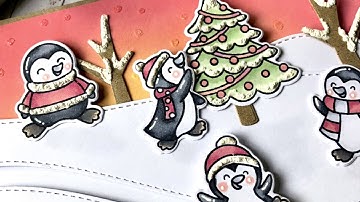 Penguin Play - Interactive Card