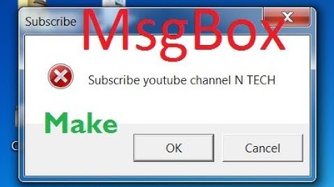 How to make message box (vbs) using notepad
