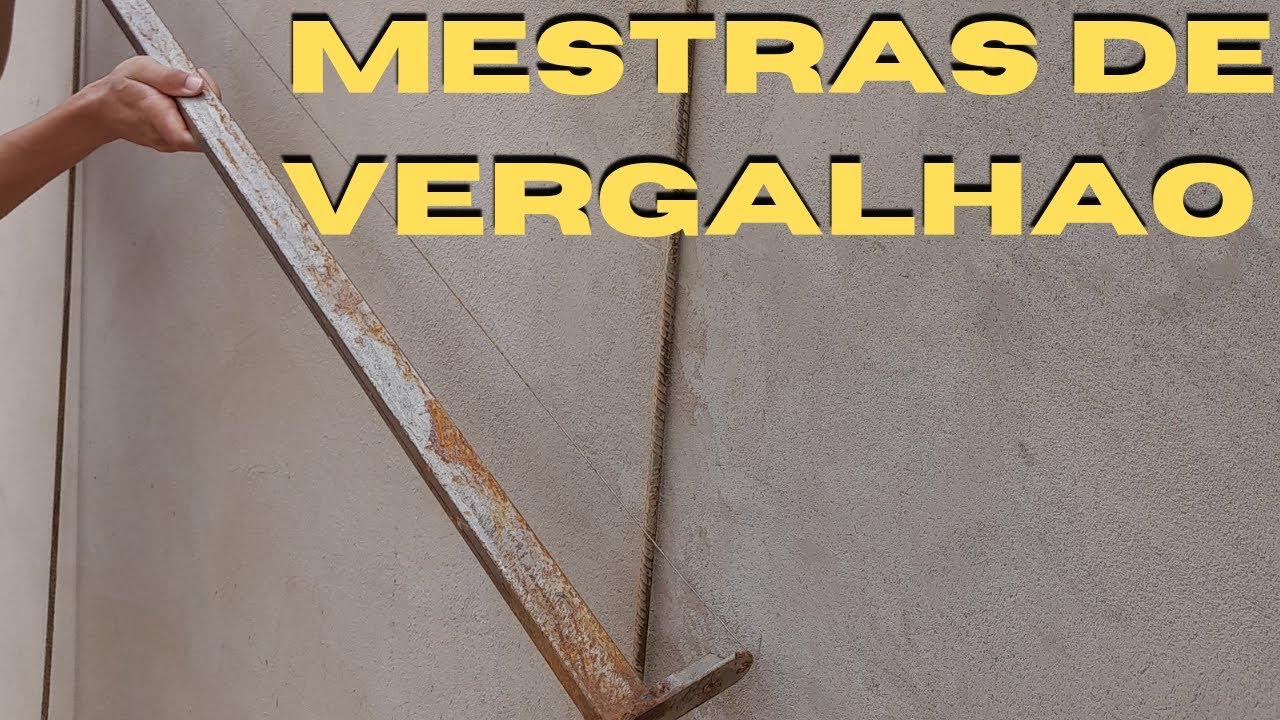 Régua de Cabo com mestra de vergalhao. #mestraparareboco #mestradevergalhao #reguadecabo