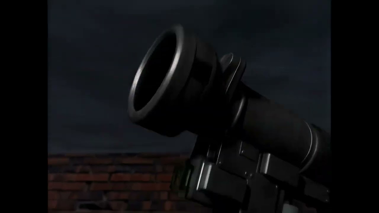 RESIDENT EVIL 3: NEMESIS Clock Tower Cutscene Topaz Starlight AI [Two-Pass Upscaling]