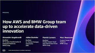 AWS re:Invent 2023  How AWS and BMW Group team up to accelerate datadriven innovation (PRO204)