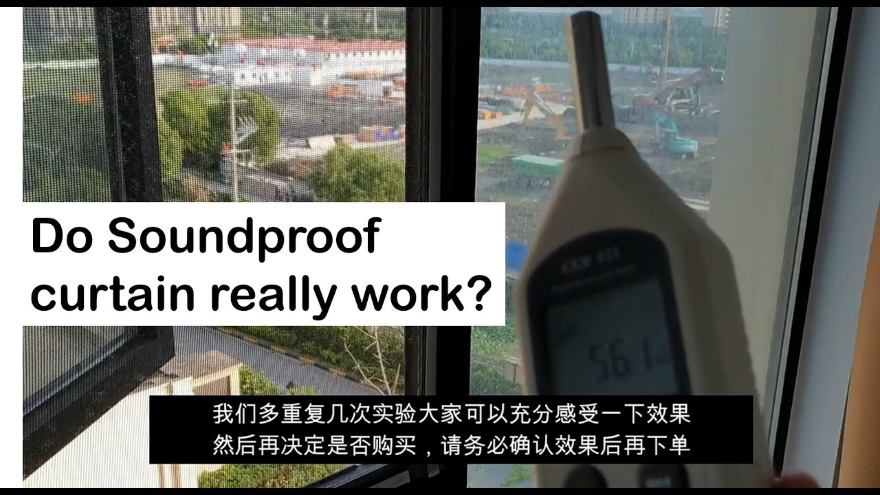 Soundproof curtain review-how much noise can be reduced by a curtain?