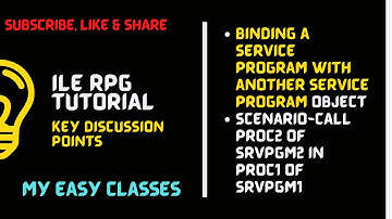 Service programs in RPG ILE-Binding a service program with another service program object