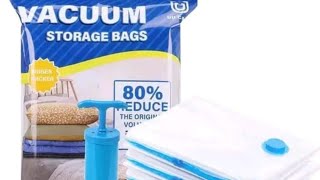 Vacuum Storage bags from Meesho under 300/- For Traveling/ Packing🧳Full🖇️ #2024  #review @AR111