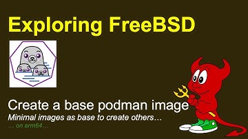 FreeBSD - create a minimal base podman image