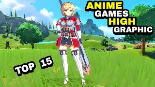 Top 15 Best Anime Games Android iOS (Best Graphic) | 15 Top Anime MMO RPG android Anime game Mobile screenshot 5