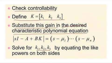 Modern Control Theory | State feedback controller design method by Prof. G. Ratnaiah