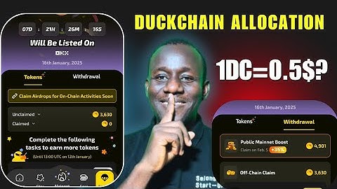 Check & Withdraw Your DuckChain Tokens Now – Don’t Miss Out!”