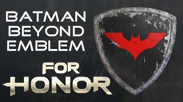 For Honor - Batman Beyond Emblem How To
