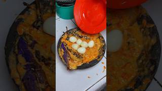 Spicy Crushed Quail Eggs With Purple Eggplant Chili Sauce shorts