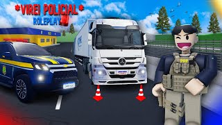 VIREI POLICIAL POR 1 DIA NO TRANSPORTE BRASIL 🚔🌟 | [ROBLOX] [ROLEPLAY] screenshot 2
