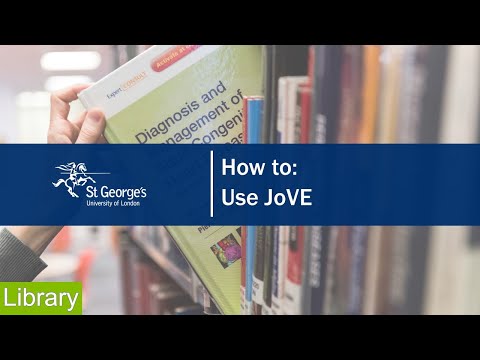 How to: Use JoVE