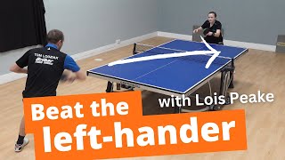 Tactics to beat a left-handed player (with Lois Peake)