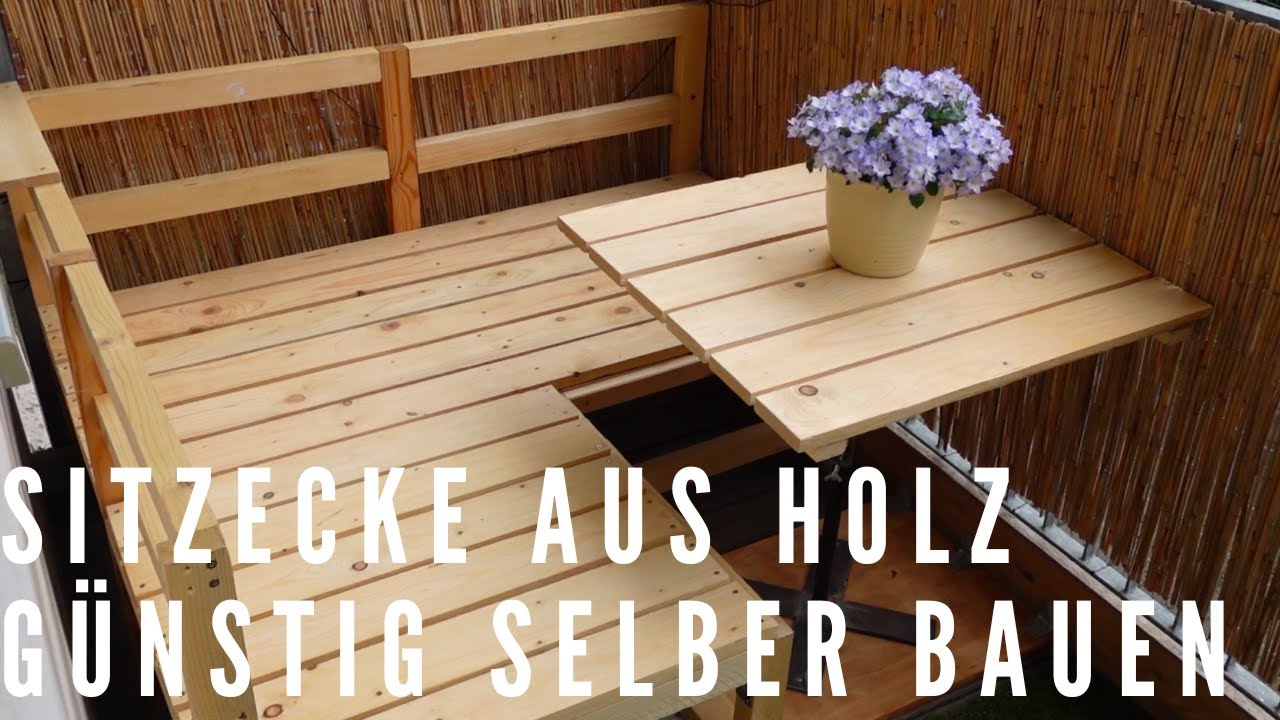 Sitzbank aus Holz selber bauen / DIY Outdoor Sofa YouTube