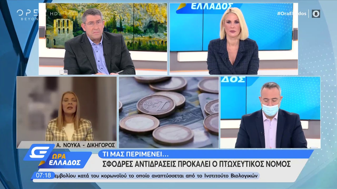 Πτωχευτικός νόμος: Τι αλλάζει για τους δανειολήπτες | Ώρα Ελλάδος 27/10/2020 | OPEN TV