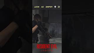 Leon Good at SNIPING💀| Resident Evil Requiem #residentevilrequiem #residentevil #gaming